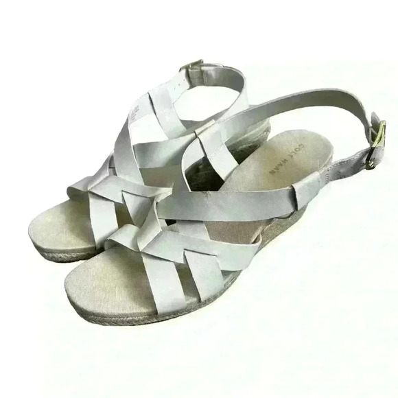 Cole Haan Crystal Wedge Sandal Size 8.5 - Picture 1 of 9